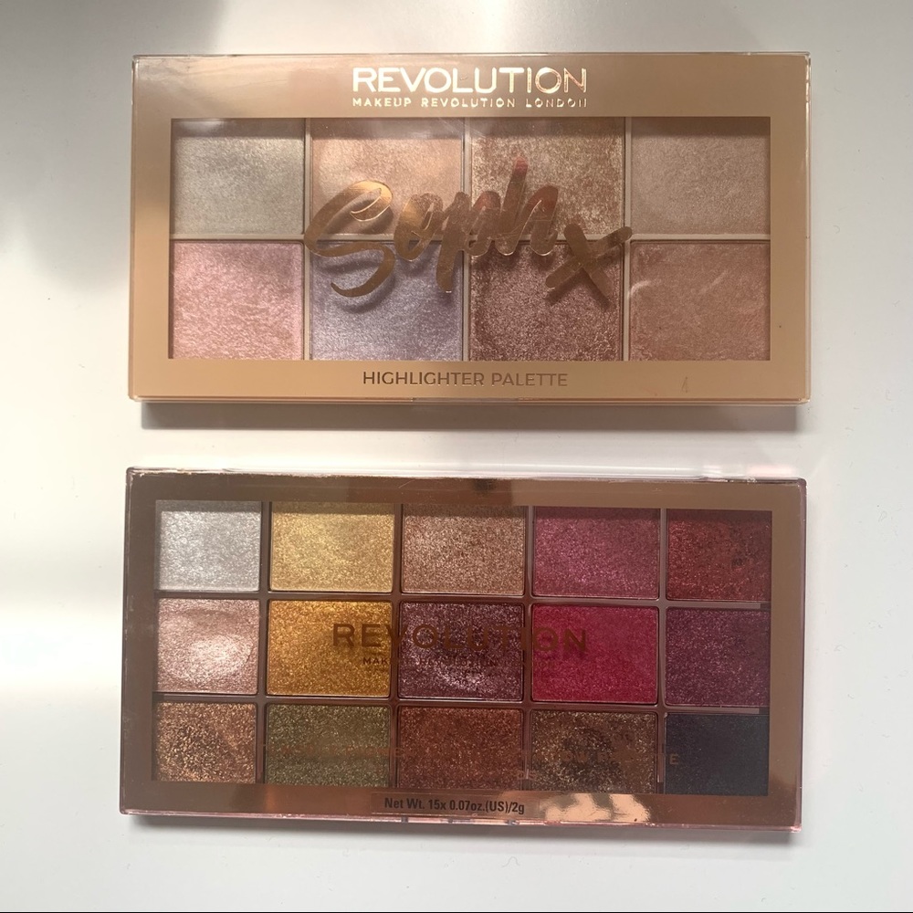 Makeup Revolution Highlighter and Eyeshadow Bundle